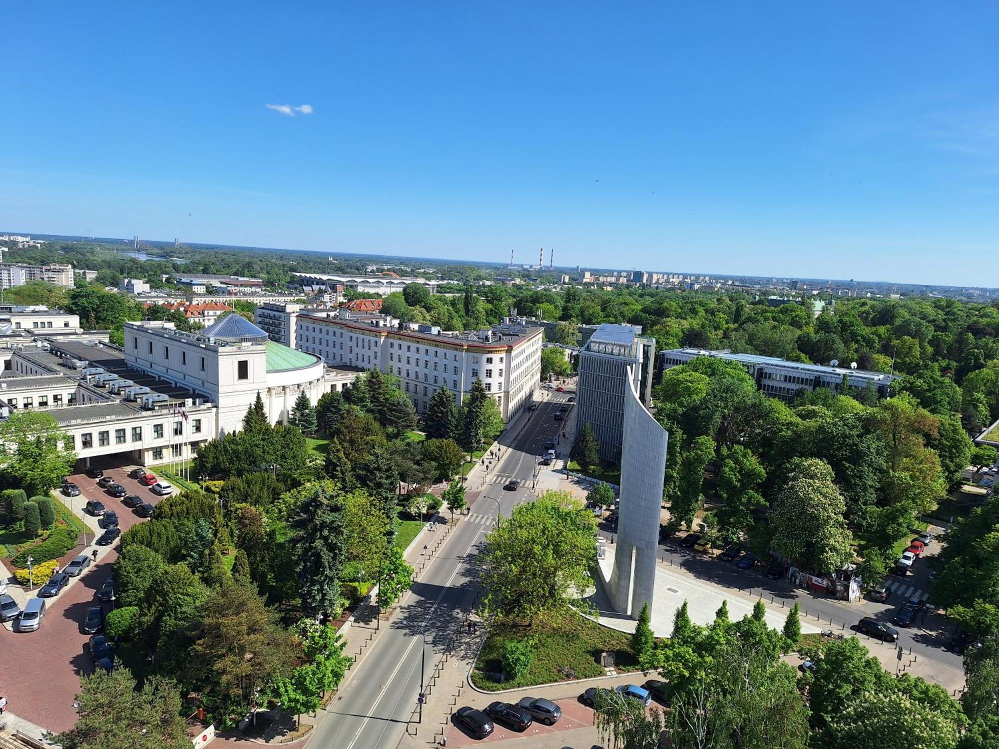 Apartament Wiejska 9 Warszawa Exteriör bild